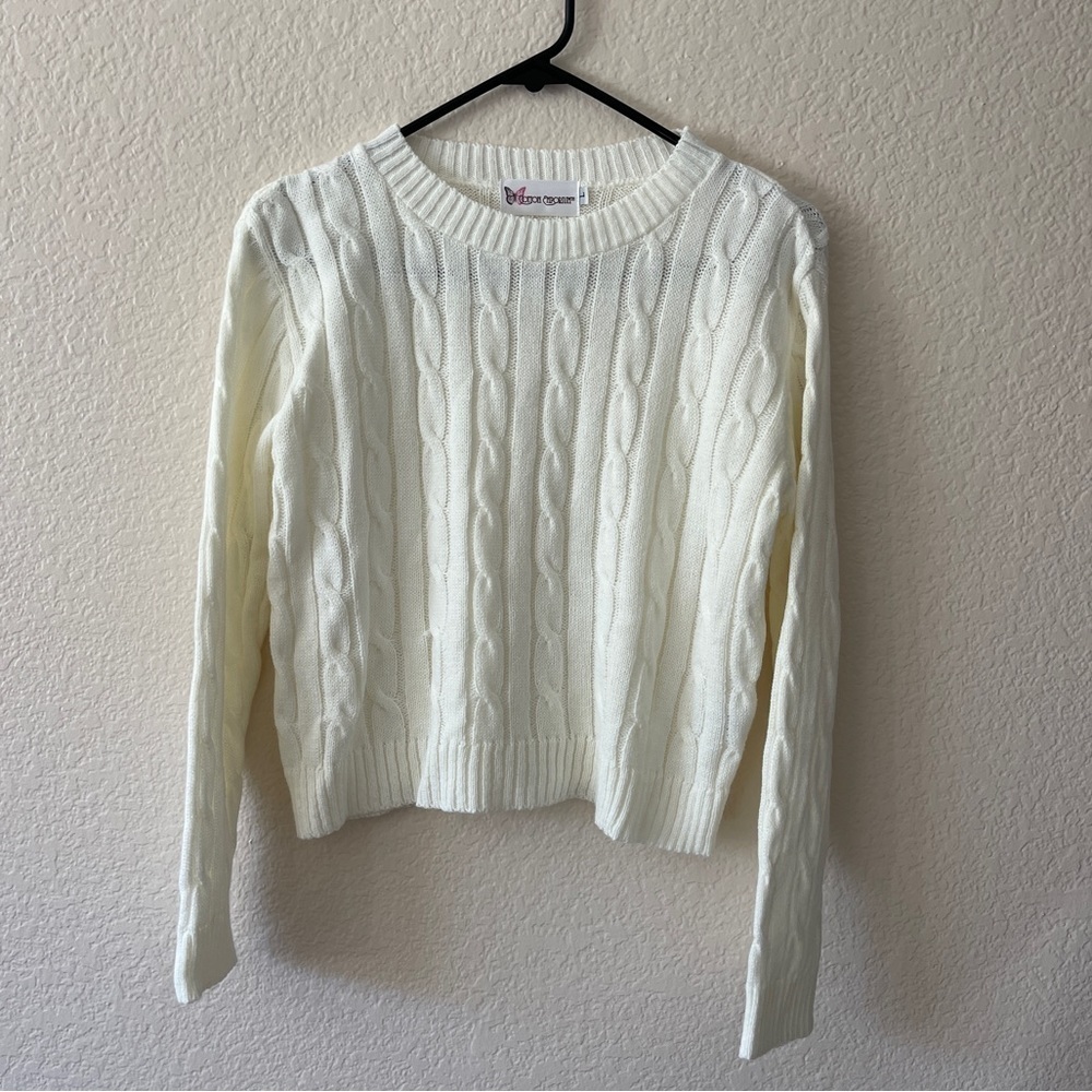 BIN#15 - COTTON EMPORIUM Girl’s XL Cable Knit Sweater